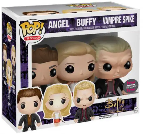 Figurine pop Buffy, Angel, Spike - Pack de 3 - Buffy contre les vampires - 1