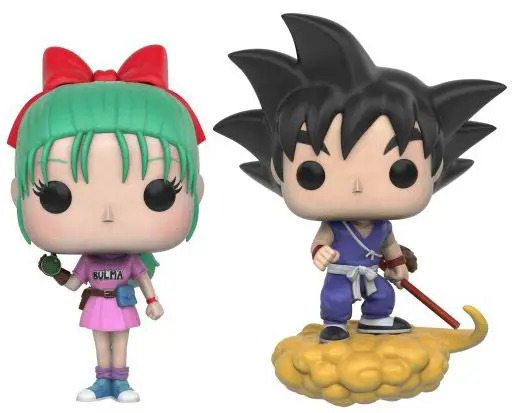 Figurine pop Bulma & Goku avec Nuage Magique - 2 Pack (DBZ) - Dragon Ball - 2