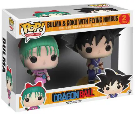 Figurine pop Bulma & Goku avec Nuage Magique - 2 Pack (DBZ) - Dragon Ball - 1