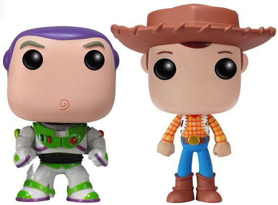 Figurine pop Buzz et Woody - Pack 2 - Disney premières éditions - 2