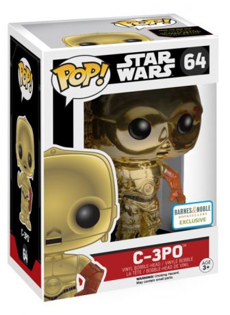 Figurine pop C-3PO - Chrome - Star Wars 7 : Le Réveil de la Force - 1