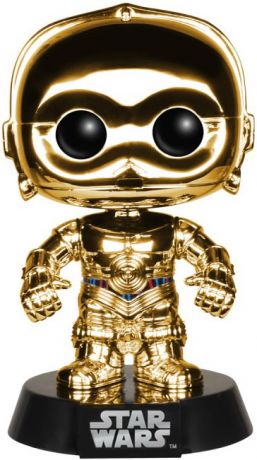 Figurine pop C-3PO - Métallique Or - Star Wars 1 : La Menace fantôme - 2