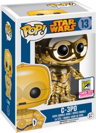 Figurine pop C-3PO - Métallique Or - Star Wars 1 : La Menace fantôme - 1