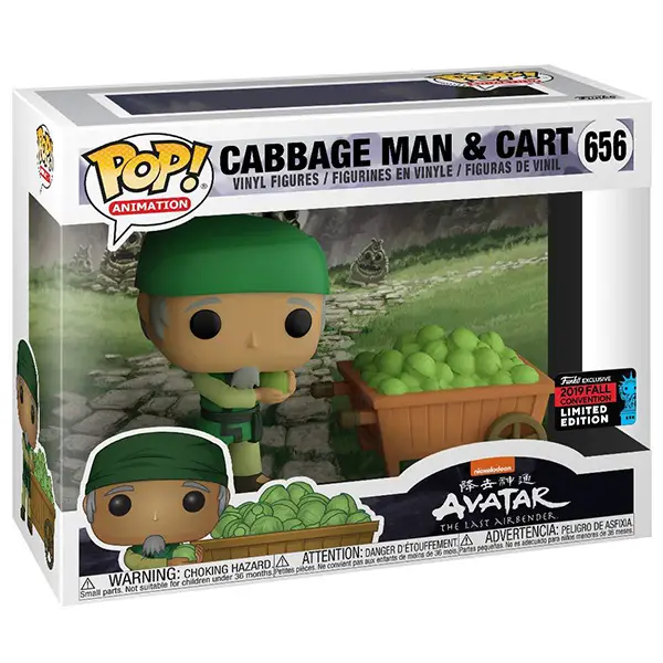 Figurine pop Cabbage Man & Cart - Avatar: le dernier maître de l'air - 2