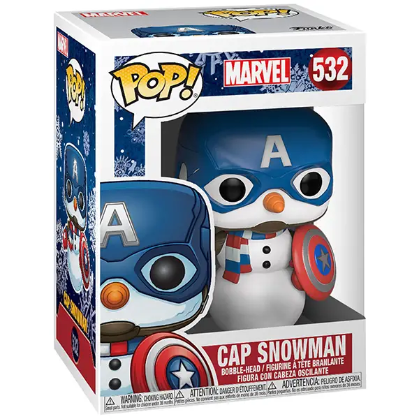 Figurine pop Cap Snowman - Marvel - 2