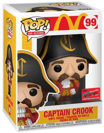 Figurine pop Capitaine Crook - McDonald's - 1