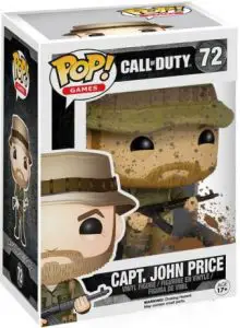 Figurine Capitaine John Price – Éclaboussures de Boue – Call of Duty- #72