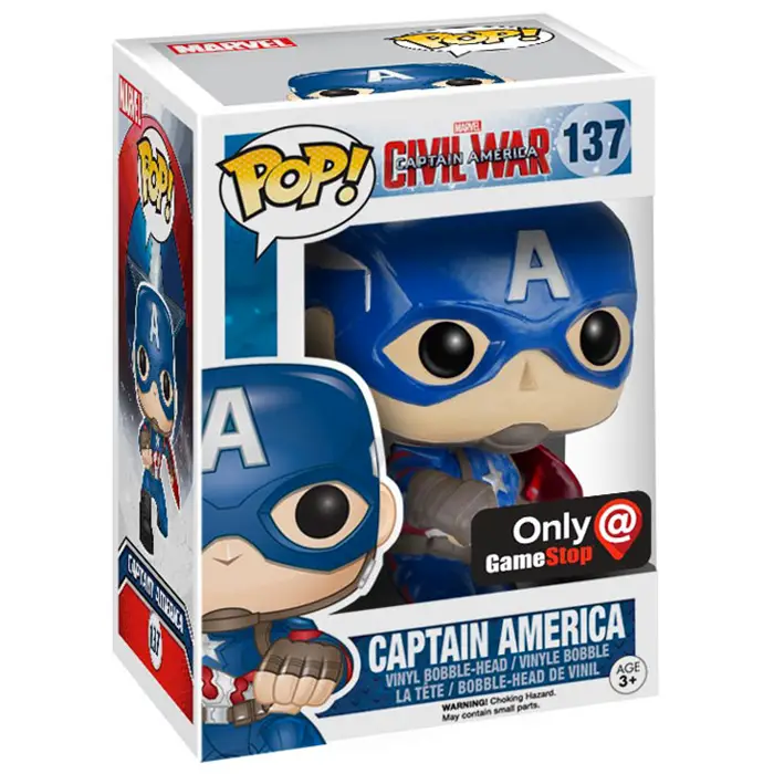 Figurine pop Captain America Action Pose - Captain America : Civil War - 2
