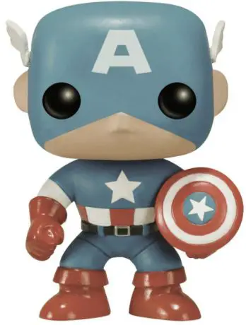 Figurine pop Captain America avec bouclier - Sepia - Marvel Comics - 2
