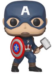 Figurine pop Captain America avec Mjolnir - Avengers Endgame - 2