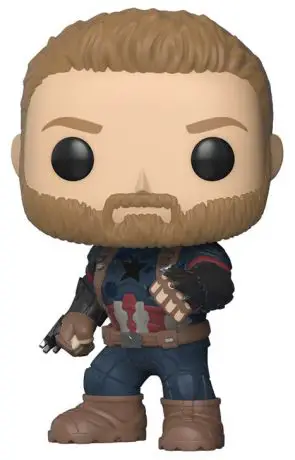 Figurine pop Captain America - En Action - Avengers Infinity War - 2