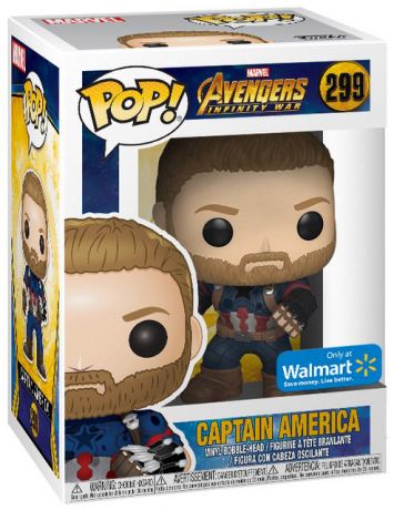 Figurine pop Captain America - En Action - Avengers Infinity War - 1
