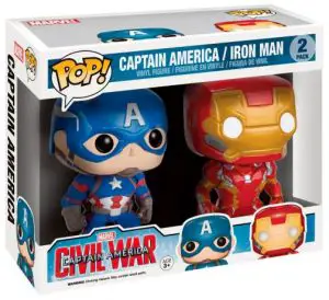 Figurine Captain America & Iron Man – 2 Pack – Captain America : Civil War