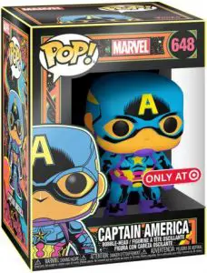 Figurine Captain America – Néon – Marvel Comics- #648
