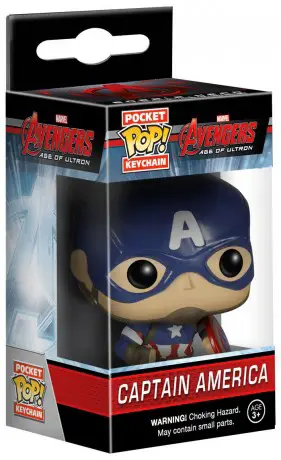 Figurine pop Captain America - Porte-clés - Avengers Age Of Ultron - 1