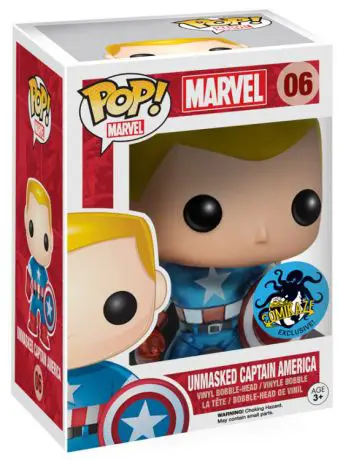 Figurine pop Captain America sans masque - Métallique - Marvel Comics - 1