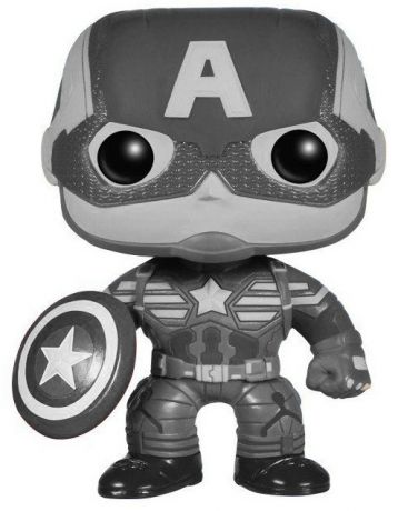 Figurine pop Captain America soldat d'hiver noir et blanc - Captain America : Civil War - 2