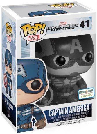 Figurine pop Captain America soldat d'hiver noir et blanc - Captain America : Civil War - 1