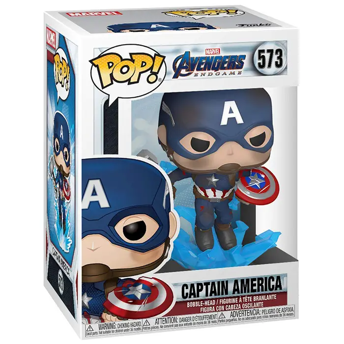 Figurine pop Captain America with Thor's hammer - Avengers Endgame - 2