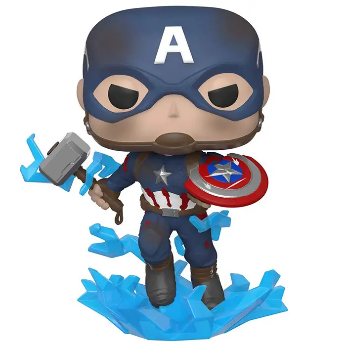 Figurine pop Captain America with Thor's hammer - Avengers Endgame - 1