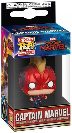 Figurine pop Captain Marvel avec casque - Porte-clés - Captain Marvel - 1