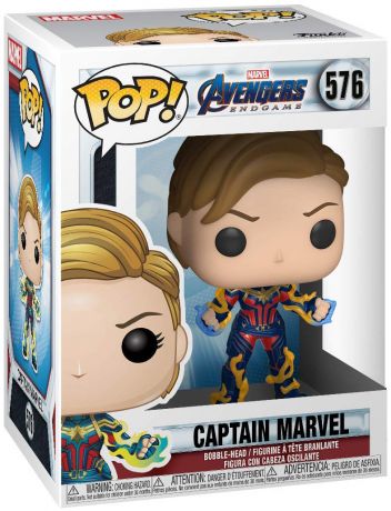 Figurine pop Captain Marvel avec nouvelle coiffure - Avengers Endgame - 1