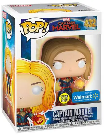 Figurine pop Captain Marvel - Brille dans le noir - Captain Marvel - 1