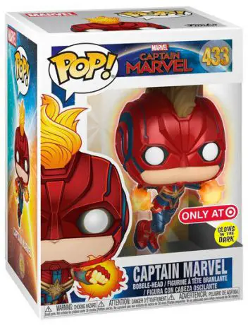 Figurine pop Captain Marvel en vol - Brille dans le noir - Captain Marvel - 1