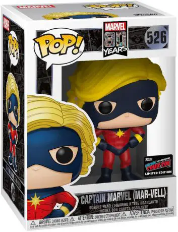 Figurine pop Captain Marvel (Mar-Vell) - Marvel 80 ans - 1