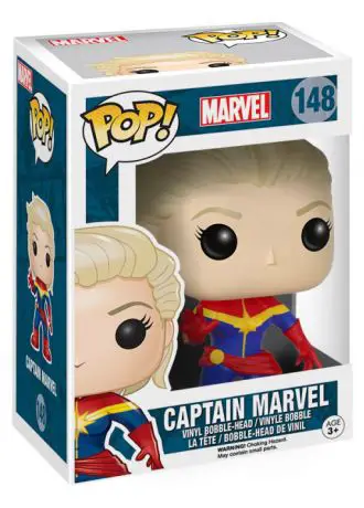 Figurine pop Captain Marvel sans masque - Marvel Comics - 1