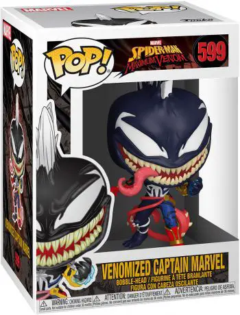 Figurine pop Captain Marvel Vénomisée - Spider-man : Maximum Venom - 1