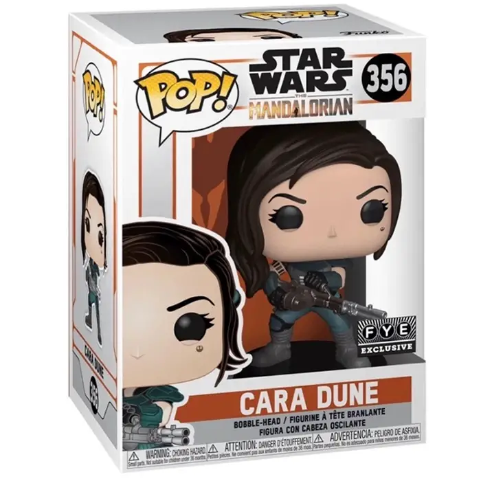 Figurine pop Cara Dune with Heavy Blaster - Star Wars The Mandalorian - 2