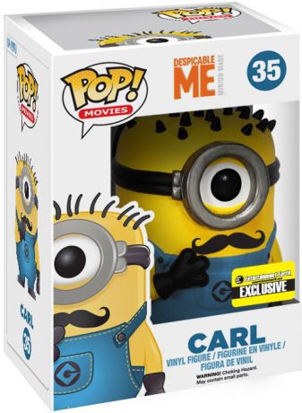 Figurine pop Carl avec Moustache - Moi, Moche et Méchant - 1