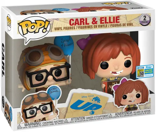 Figurine pop Carl & Ellie - 2 Pack - Là-Haut - 1