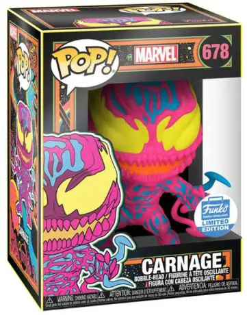 Figurine pop Carnage - Néon - Marvel Comics - 1