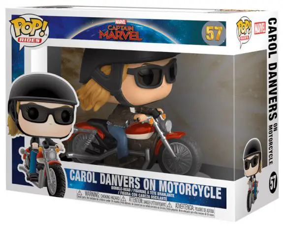 Figurine pop Carol Danvers sur moto - Captain Marvel - 1