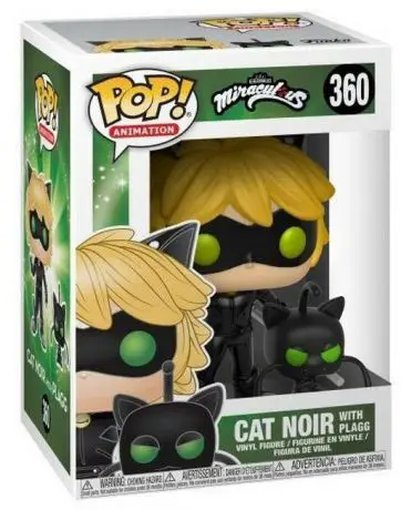 Figurine pop Cat Noir avec Plagg - Miraculous : Les Aventures de Ladybug et Chat Noir - 1