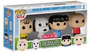 Figurine Charlie Brown, Snoopy, Lucy & Linus – 4 pack – Pocket – Snoopy