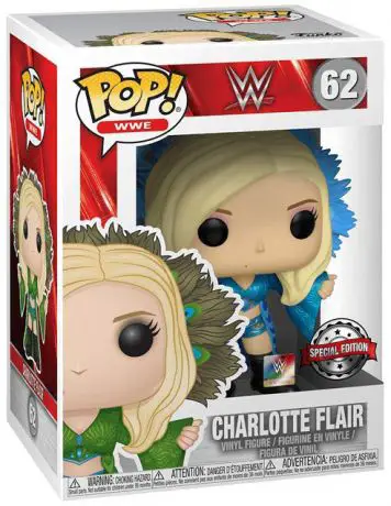 Figurine pop Charlotte Flair Bleu - WWE - 1