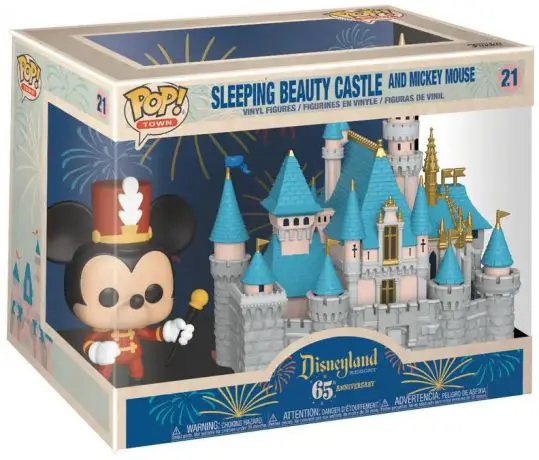 Figurine pop Château et Mickey - 65 ème anniversaire Disneyland - 1