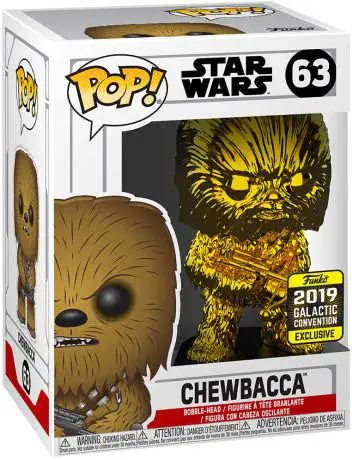 Figurine pop Chewbacca - Chromé Or - Star Wars : The Clone Wars - 1