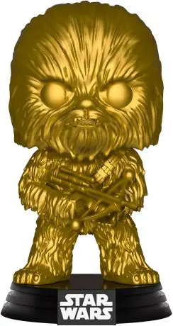 Figurine pop Chewbacca - Métallique Or - Star Wars Exclusivité Walmart - 2