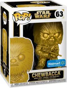 Figurine Chewbacca – Métallique Or – Star Wars Exclusivité Walmart- #63