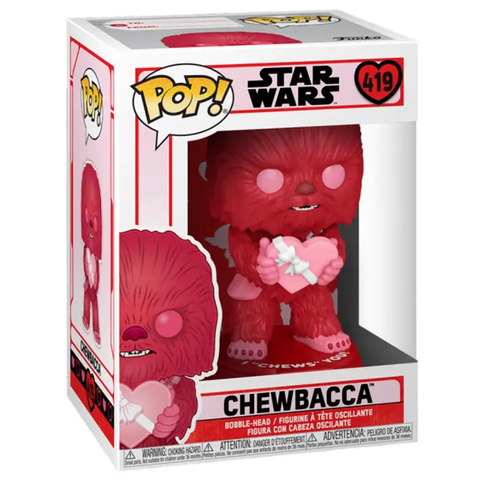 Figurine pop Chewbacca Saint Valentin - Star Wars - 2