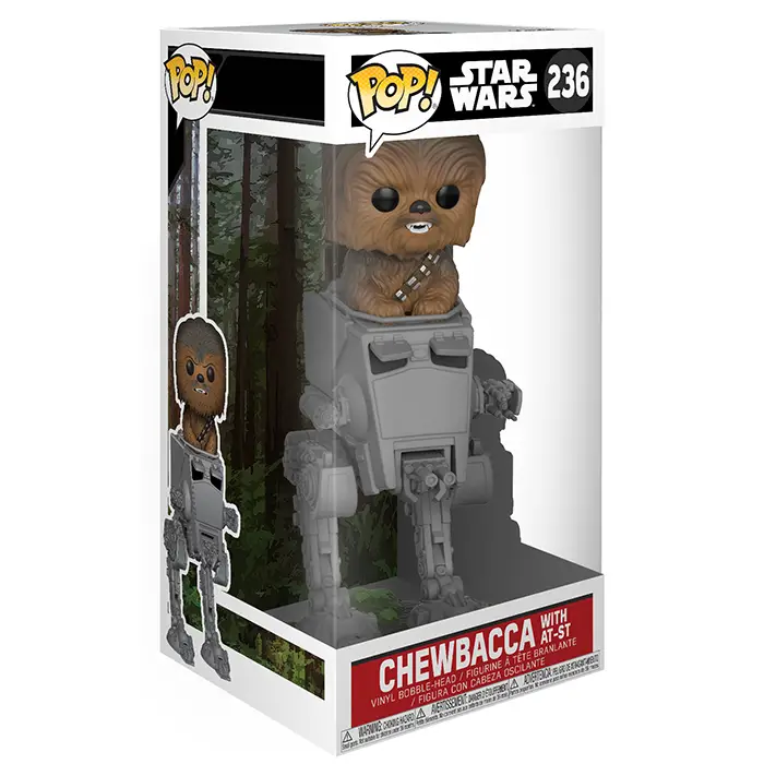 Figurine pop Chewbacca with AT-ST - Star Wars - 2