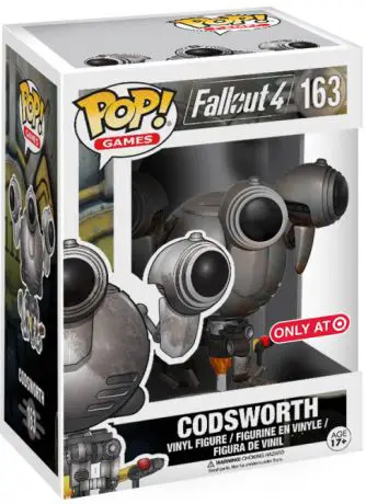 Figurine pop Codsworth Endommagé - Chromé - Fallout - 1