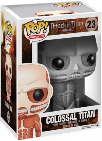 Figurine pop Colossal Titan - Noir & Blanc - L'Attaque des Titans - 1