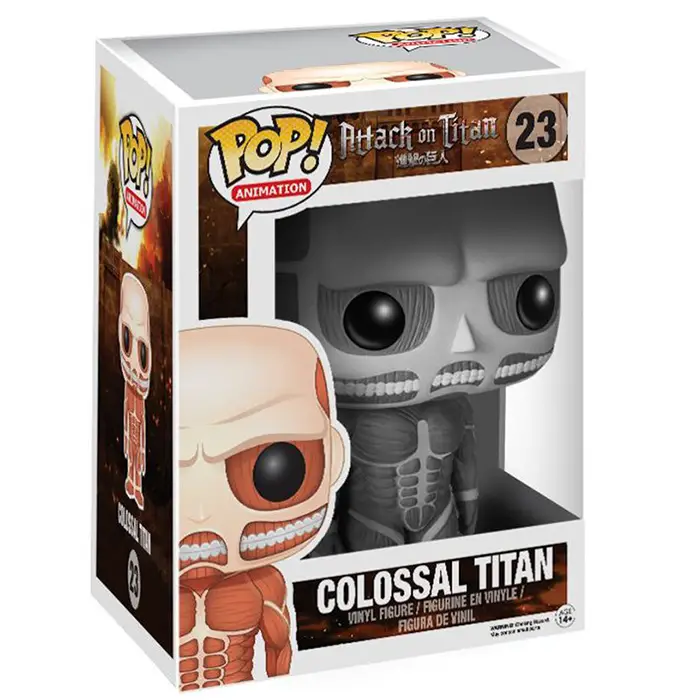 Figurine pop colossal Titan noir et blanc - L'Attaque des Titans - 2