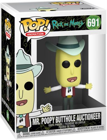 Figurine pop Commissaire-priseur M. Poopy Butthole - Rick et Morty - 1