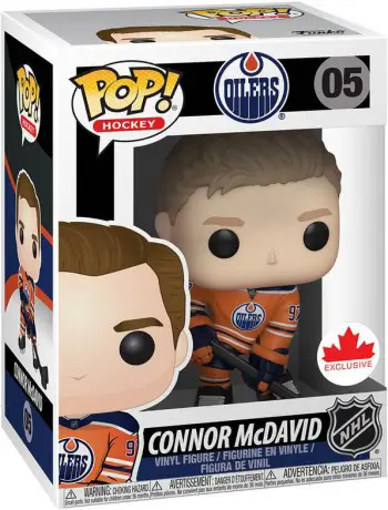 Figurine pop Connor McDavid Tenue Orange - LNH: Ligue Nationale de Hockey - 1